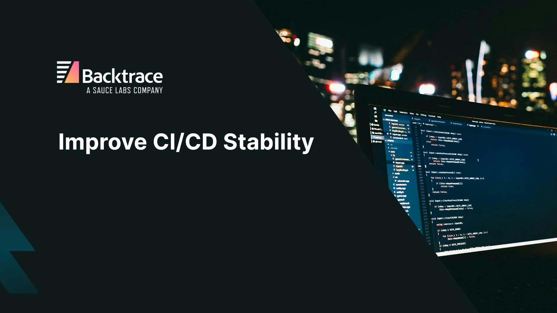 Improve CI-CD Stability with CloudBees and Backtrace