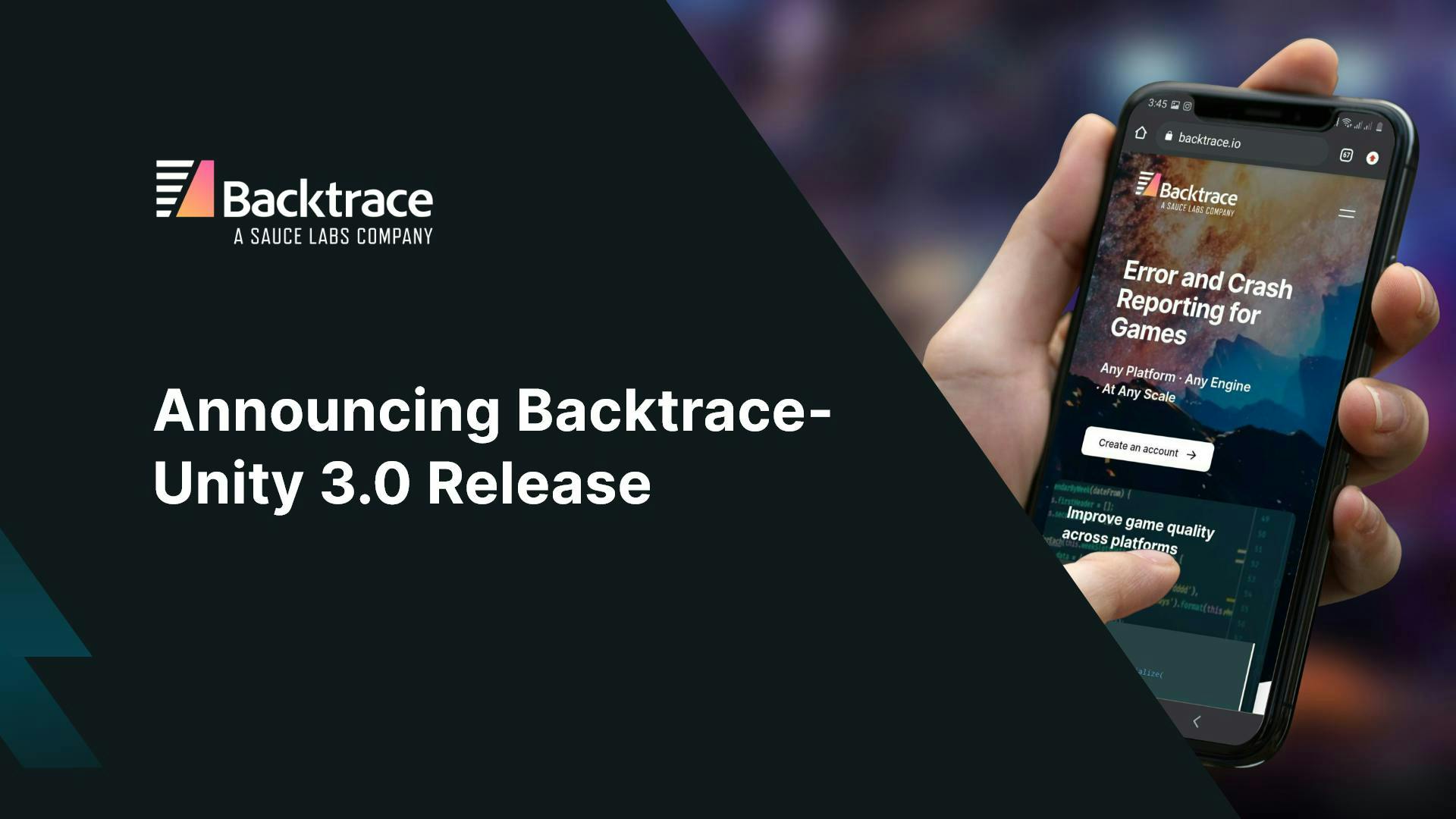 Thumbnail image for blog post: Announcing Backtrace-Unity 3.0.0